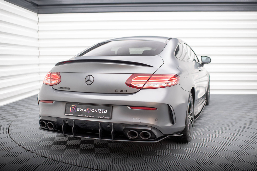 Street Pro Rear Diffuser Mercedes-AMG C43 Coupe / Cabrio C205  Facelift / A205 Facelift