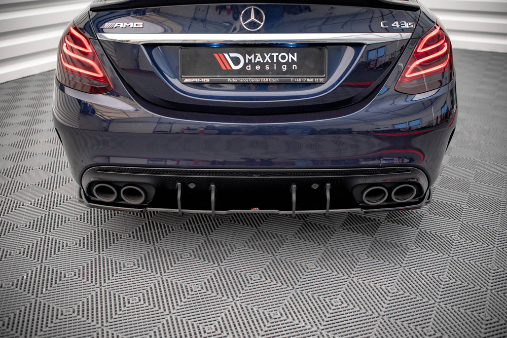 Street Pro Rear Diffuser Mercedes-AMG C 43 Sedan / Estate W205 / S205 Facelift