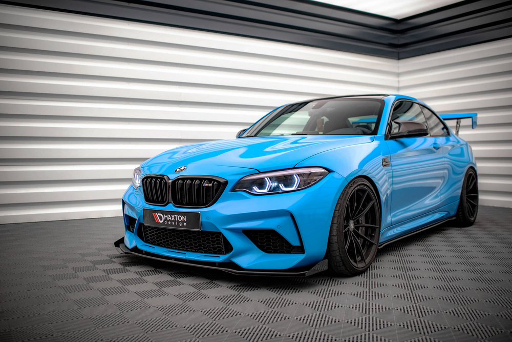 Street Pro Front Splitter V.1 + Flaps BMW M2 Competition F87