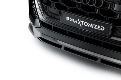 Prepreg Carbon Fiber Front Splitter Audi SQ8 / Q8 S-Line Mk1 Facelift