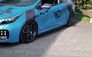 RACING SIDE SKIRTS DIFFUSERS KIA CEE'D / PRO CEE'D GT MK2