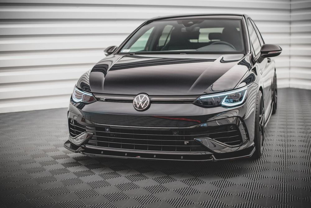 Front Splitter V.2 Volkswagen Golf R Hatchback / Variant Mk8