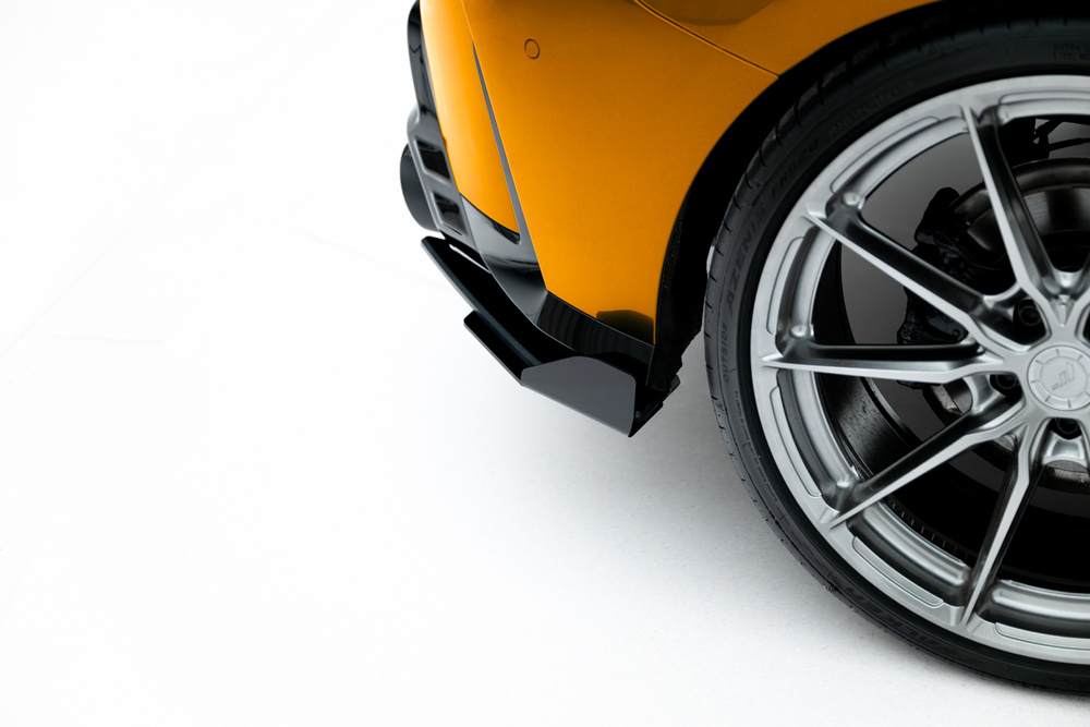 Street Pro Rear Side Splitters V.2 + Flaps BMW 1 M-Pack F70
