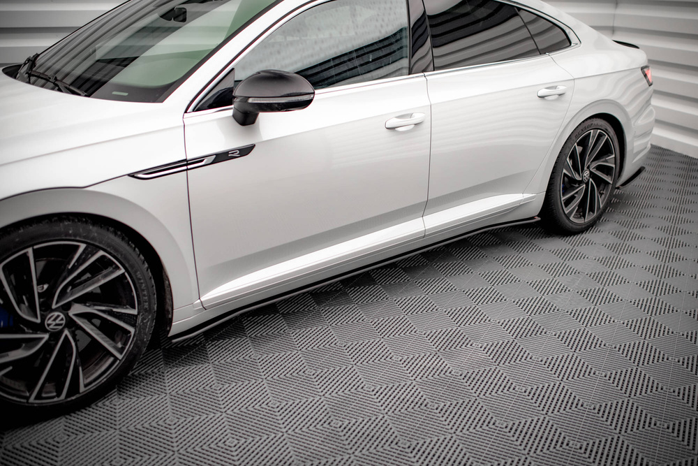 Street Pro Side Skirts Diffusers V.2 Volkswagen Arteon R / R-Line Sedan / Shooting Brake Mk1 Facelift