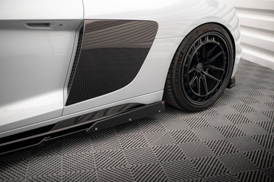 Side Skirts Diffusers  V.2+ Flaps Audi R8 Mk2 Facelift