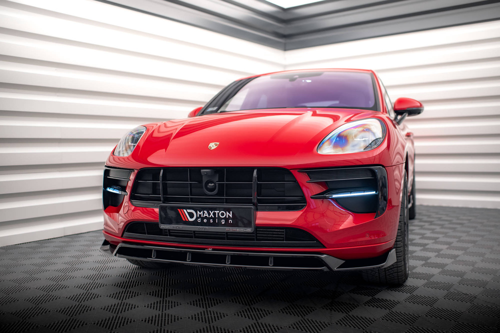 Front Splitter V.2 Porsche Macan GTS / Sport Design Mk1 Facelift