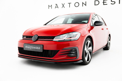 Front Splitter V.4 Volkswagen Golf GTI / GTD Mk7 Facelift