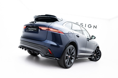 Rear Splitter (with vertical bars) Jaguar F-Pace R-Sport X761 Facelift