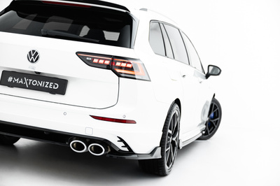 Rear Side Splitters V.1 Volkswagen Golf R Variant Mk8 Facelift