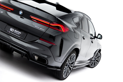 Rear Splitter (with vertical bars) V.1 BMW X6 M-Pack G06 Facelift