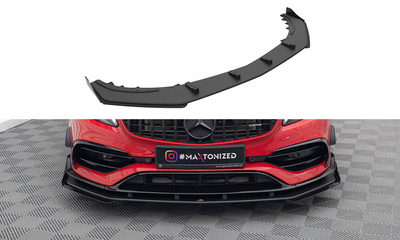 Street Pro Front Splitter + Flaps Mercedes-Benz A 45 AMG Aero W176 Facelift