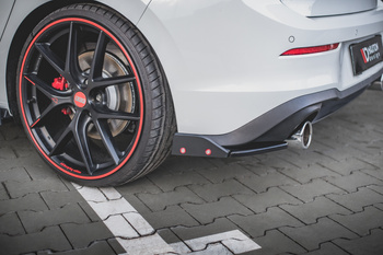 Rear Side Splitters V.2 + Flaps Volkswagen Golf GTI / GTE Mk8