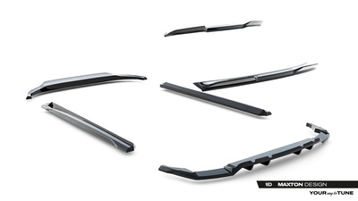Set of Splitters Audi SQ8 / Q8 S-Line Mk1 Facelift