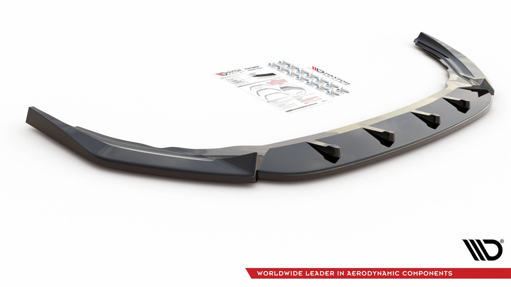 Front Splitter V.2 Volkswagen Golf R Hatchback / Variant Mk8