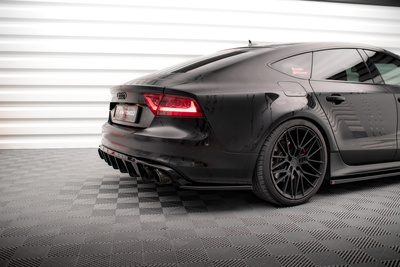 Rear Side Splitters Audi A7 S-Line C7