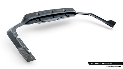 Prepreg Carbon Fiber Rear Diffuser BMW X7 M-Pack G07 / G07 Facelift (version with towbar)