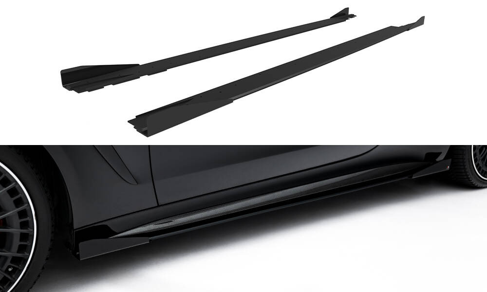 Street Pro Side Skirts Diffusers + Flaps Mercedes-AMG CLE 53 C236