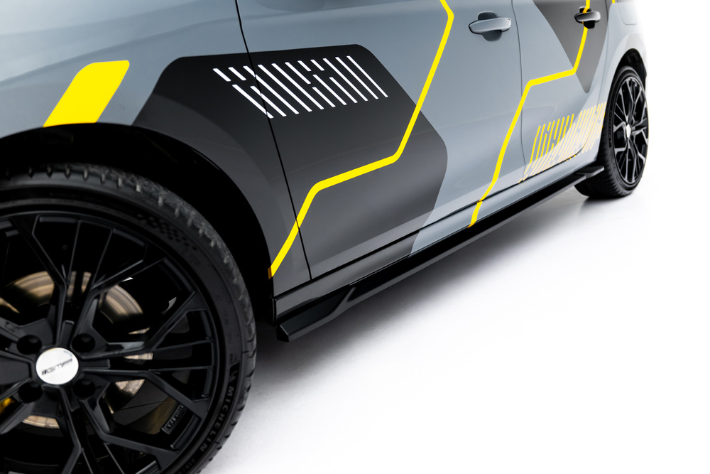 Side Skirts Diffusers Opel Corsa F Facelift (Mk6 Facelift)