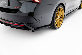 Rear Side Splitters V.7 Skoda Octavia RS Liftback / Combi Mk4 Facelift