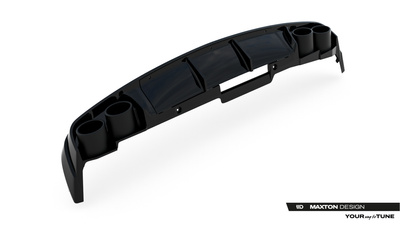 Rear Valance + Exhaust Ends Imitation Audi A6 Sedan / Avant C8 / C8 Facelift