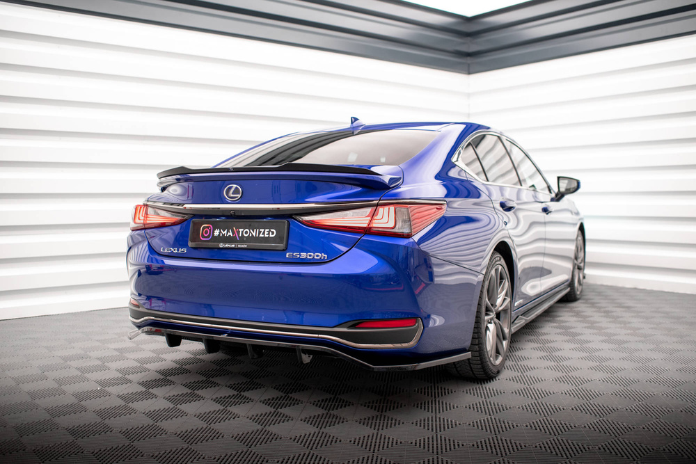 Rear Splitter (with vertical bars) Lexus ES F Sport Mk7