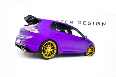 Street Pro Side Skirts Diffusers + Flaps Volkswagen Golf R Hatchback Mk8 / Mk8 Facelift