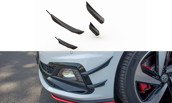 Front Bumper Wings (Canards) Volkswagen Polo GTI Mk6