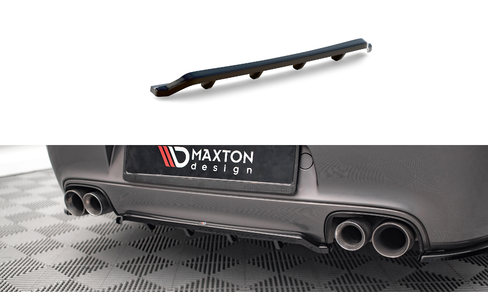 Rear Splitter (with vertical bars) Porsche 911 Carrera / Carrera GTS 997 Facelift