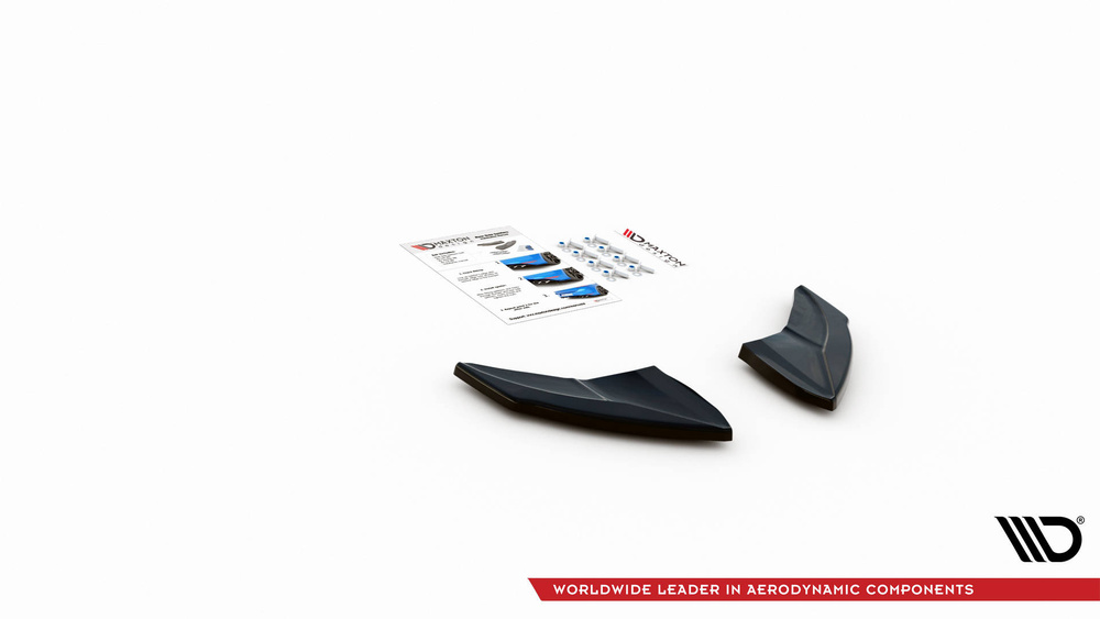 Rear Side Splitters V.4 Volkswagen Golf R Mk7