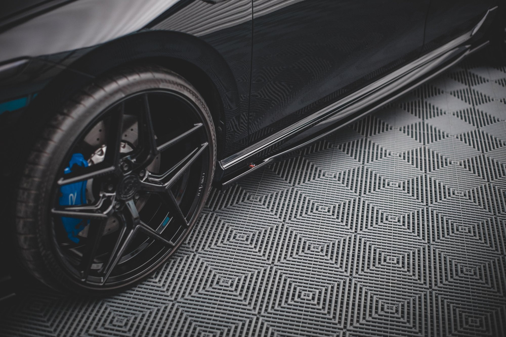 Side Skirts Diffusers V.1 Volkswagen Golf R Hatchback Mk8