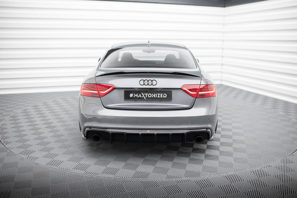 Rear Valance Audi S5 / A5 S-Line 8T Facelift (Version with single exhausts on both sides)