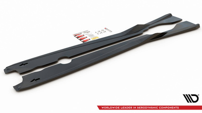 Set of Splitters Chevrolet Corvette C8