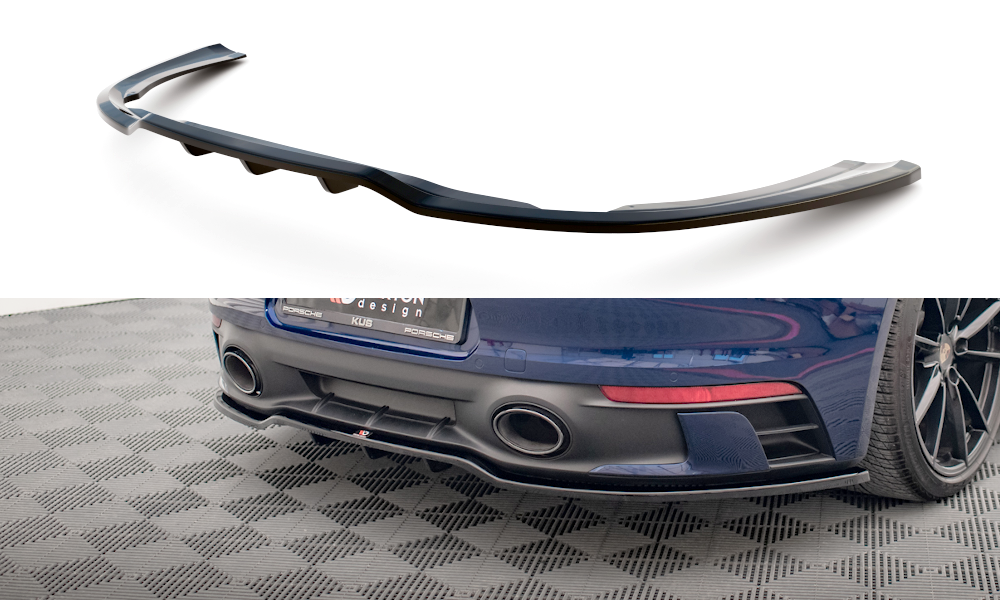 Rear Splitter (with vertical bars) V.1 Porsche 911 Carrera Aero / Carrera GTS 992