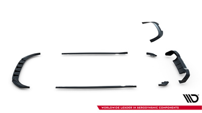 Set of Splitters V.5 Volkswagen Golf R Hatchback Mk8 Facelift
