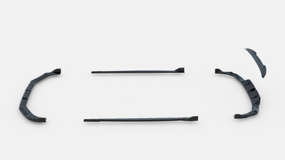 Set of Splitters V.2 Audi RS3 Sedan 8Y Facelift
