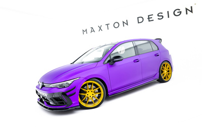 Side Skirts Diffusers V.3 Volkswagen Golf R Hatchback Mk8 Facelift