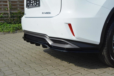 Rear Splitter Lexus RX Mk4 H (with vertical bars)