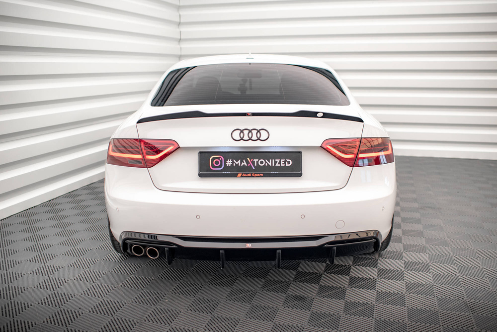 Rear Valance Audi A5 Sportback 8T Facelift (Version with dual exhausts on one side)
