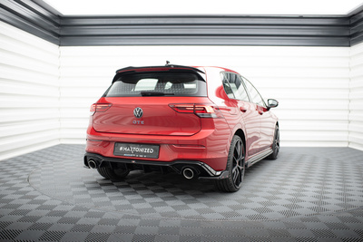 Rear Side Splitters V.4 + Flaps Volkswagen Golf GTI / GTE Mk8