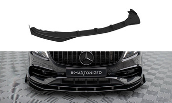 Street Pro Front Splitter + Flaps Mercedes-Benz A AMG-Line W176 Facelift