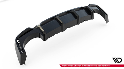 Prepreg Carbon Fiber Rear Diffuser Audi RS6 C8 / C8 Facelift (version without towbar)