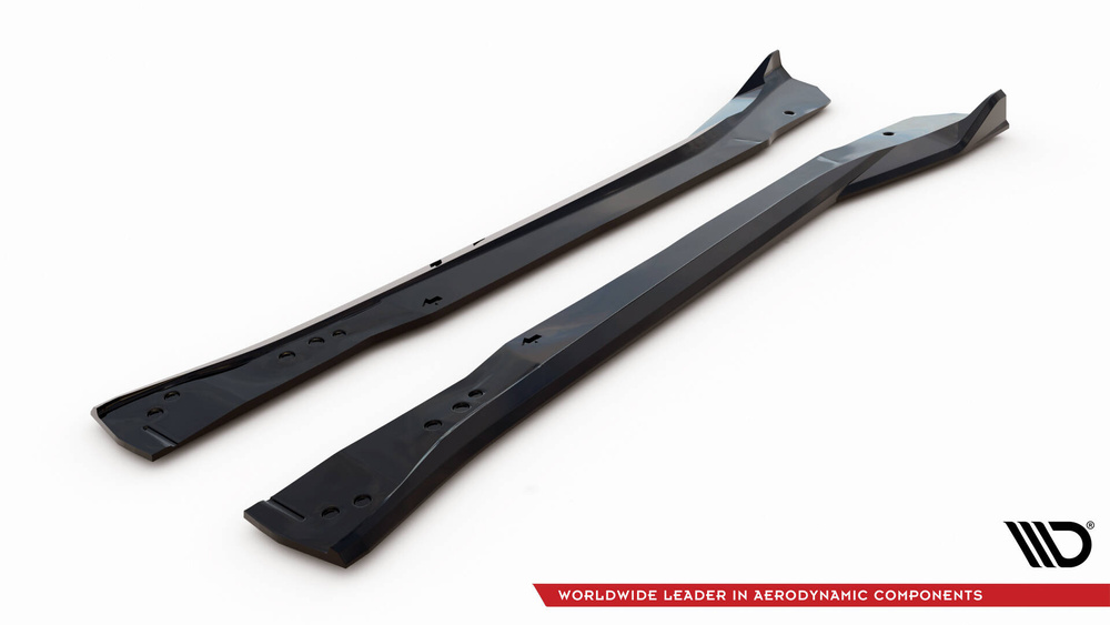 Side Skirts Diffusers Chevrolet Corvette Z06 C7