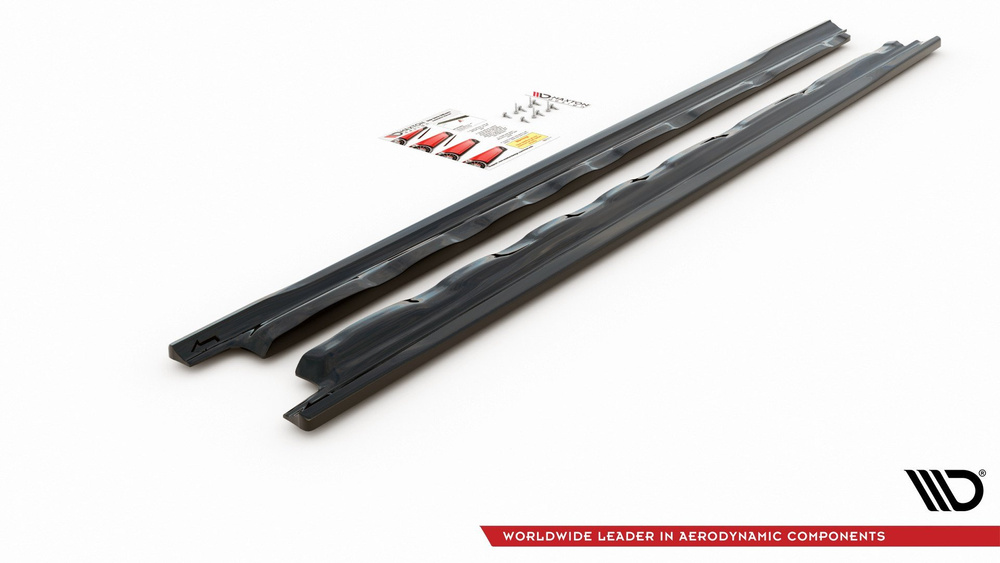 Side Skirts Diffusers V.1 Volkswagen Golf Mk8