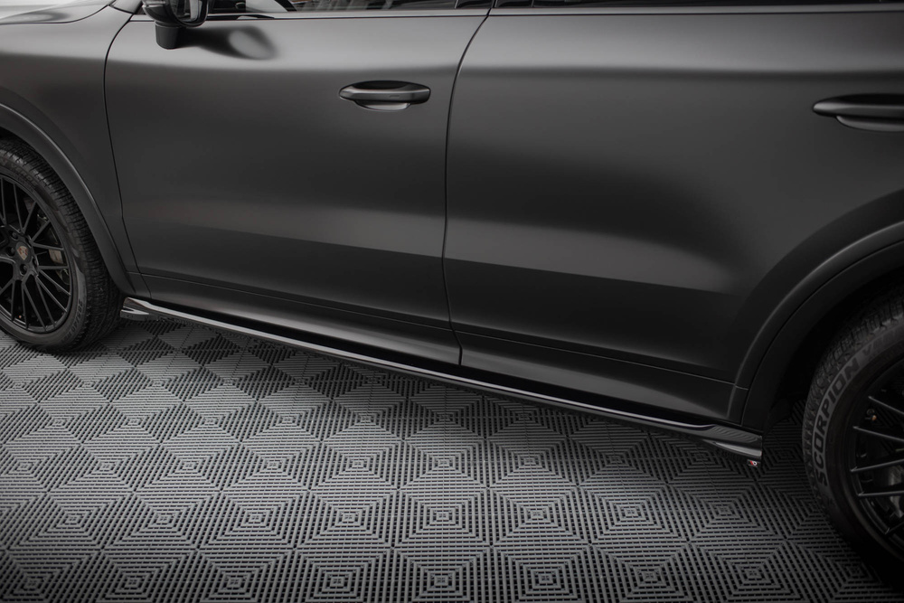 Side Skirts Diffusers Porsche Cayenne Sport Design Mk3 SUV / Coupe Mk3 Facelift