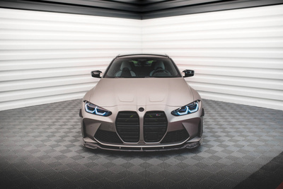 Prepreg Carbon Fiber Front Splitter V.2 BMW M4 G82 / G82 Facelift