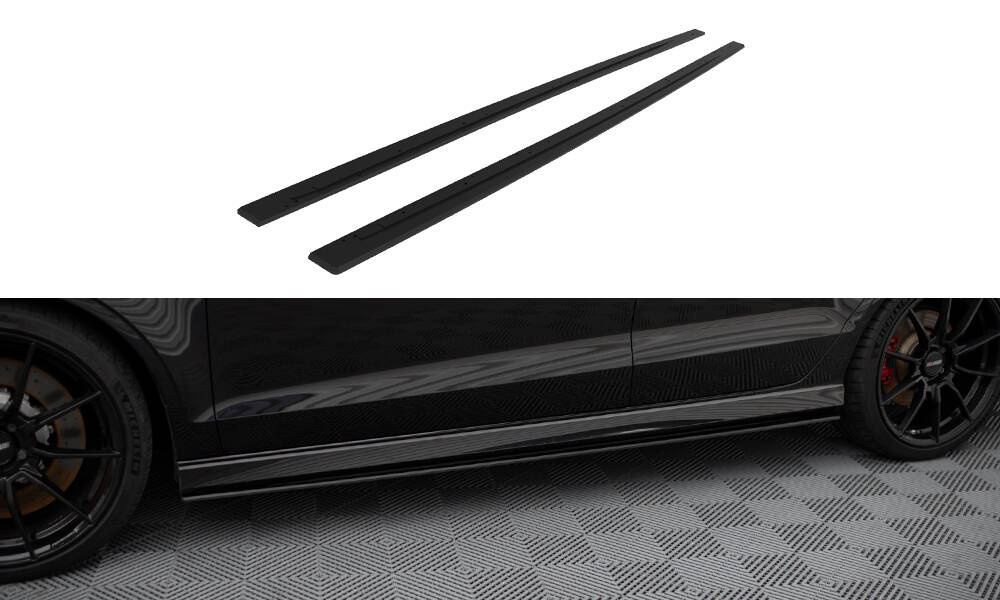 Street Pro Side Skirts Diffusers Audi RS3 Sedan 8V Facelift