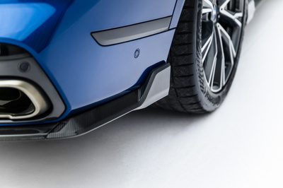 Prepreg Carbon Fiber Rear Diffuser BMW X7 M-Pack G07 / G07 Facelift (version with towbar)