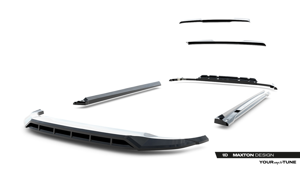 Set of Splitters Audi SQ8 / Q8 S-Line Mk1 Facelift