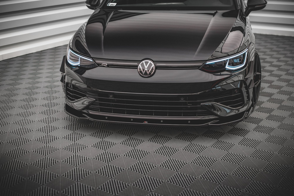 Front Splitter V.4 Volkswagen Golf R Hatchback / Variant Mk8