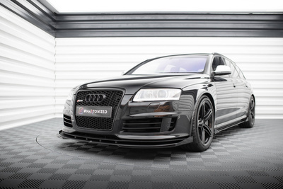 Street Pro Front Splitter + Flaps Audi RS6 Avant C6